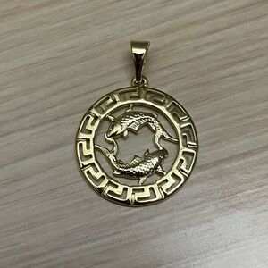 Zodiac Pisces Design Sign Pendant